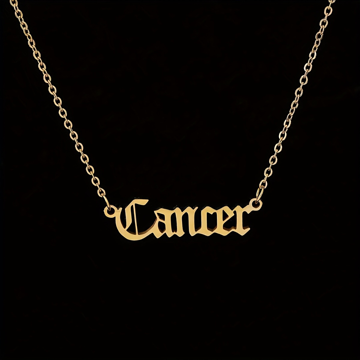 Personalized Zodiac Necklace with 12 Astrological Signs